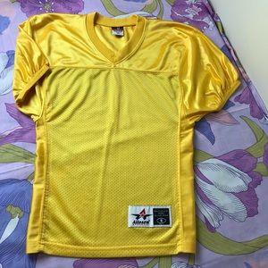 Like NEW Alleson Youth Athletic football  Yellow Hersey Tee